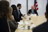 Cover photo for the collection "DHS Secretary Alejandro Mayorkas Conducts a Roundtable Discussion"