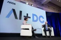 Cover photo for the collection "DHS Secretary Alejandro Mayorkas Participates in a Fireside Chat During Axios AI Summit"