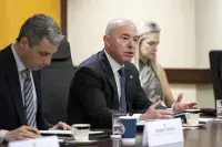 Cover photo for the collection "DHS Secretary Alejandro Mayorkas Hosts a Roundtable with Private Sector Stakeholders on DHS’s Supply Chain Resilience Center"