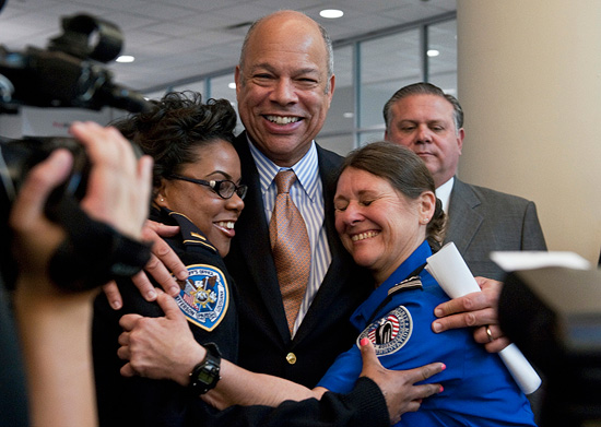 On March 27, Secretary of Homeland Security Jeh Johnson traveled to New Orleans to meet with the Transportation Security Officers and Jefferson Parish deputies involved in the attack last week at the Louis Armstrong New Orleans International Airport.