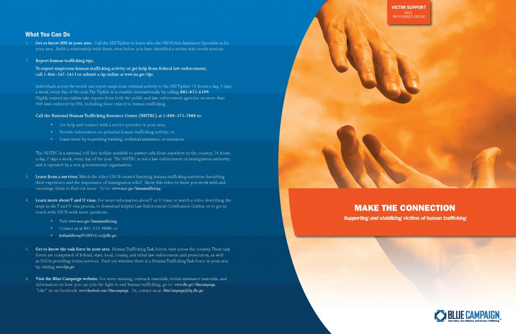 Victim Support Pamphlet for NGOs, Faith-based and Community Groups