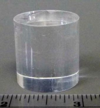 An example of CLYC scintillator material