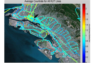 Urban radiation background mapping reduces nuisance alarms and enhances detection
