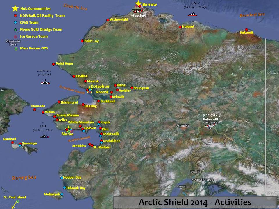 Arctic Shield 2014 - Activities