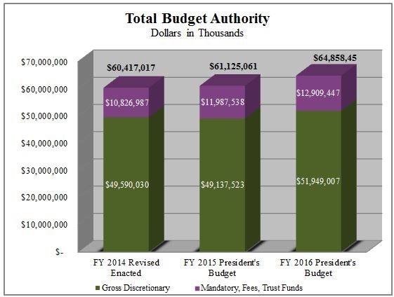 Figure 1: Total Budget Authority