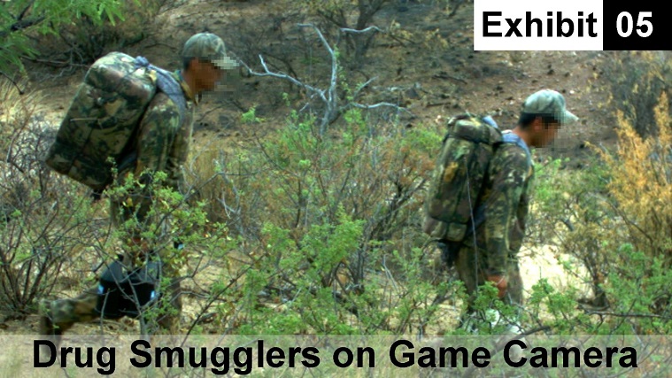 Exhibit 05: Drug Smugglers on Game Camera