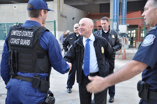 Deputy Secretary Mayorkas meets with U.S. Coast Guard employees in New Orleans