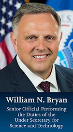 Portrait photograph of William N. Bryan Senior Official Performing the Duties of the Under Secretary for Science and Technology 