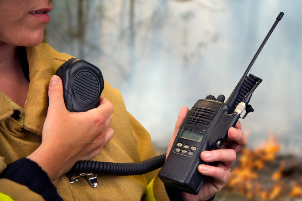 Image of the Hybrid Public Safety Microphone, also known as “Turtle Mike,” that is a bridging solution to enhance legacy radio system capabilities by using commercial broadband networks to improve communication interoperability. 