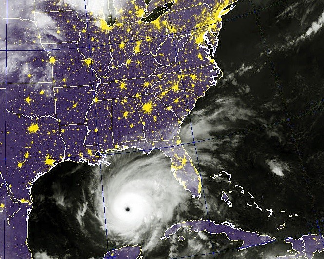 Hurricane approaches Southern United States