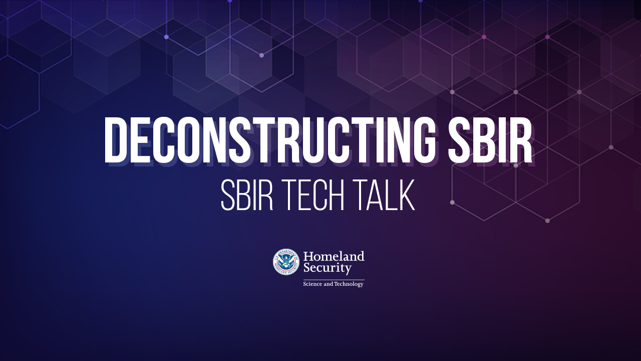 Deconstructing SBIR Tech Talk