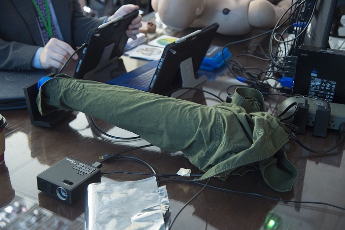 Pat-down Accuracy Training Tool uses sensors inside mannequins to help train officers. 