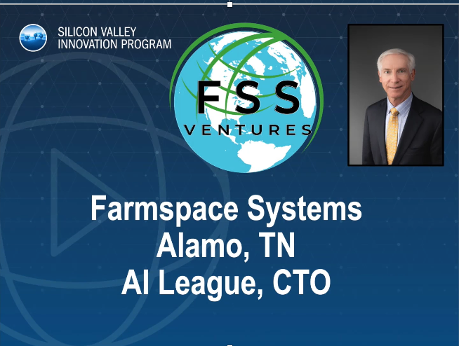 FSS Ventures logo. Image of Al League, CTO; Farmspace Systems Alamo, TN Al League, CTO