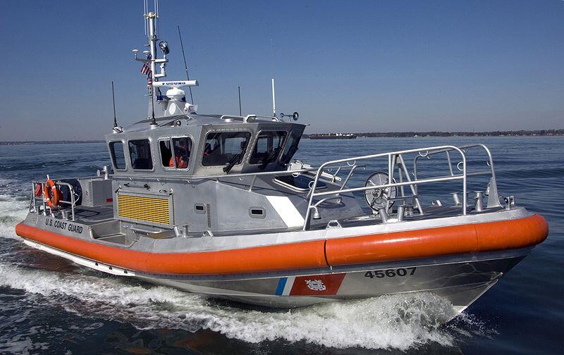 U.S. Coast Guard response boat used for the Analysis for Coastal Operational Resiliency (AnCOR) project