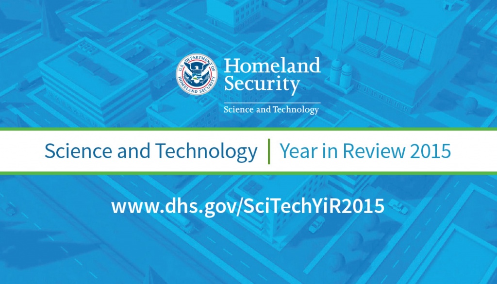 blue banner with the words Science and Technology Year in Review