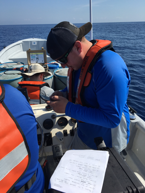 An Operational Demonstration and Evaluation technician uses the MAGE app.