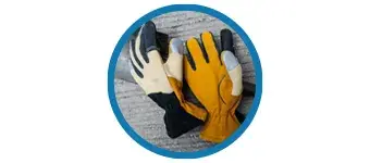 Structured firefighter glove