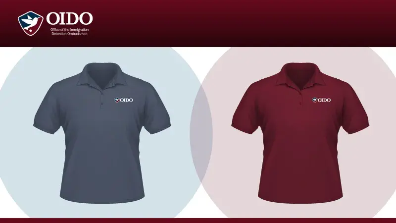 OIDO Grey and Burgundy Polo Shirts