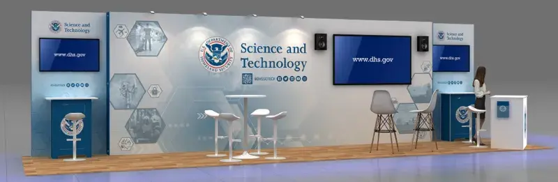 S&T booth at CES 2024