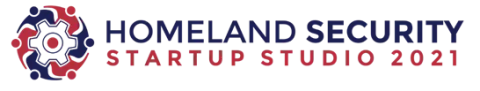 Homeland Security Startup Studio 2021 with circular logo of people