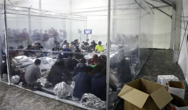 Photo of CBP facility in Donna, TX