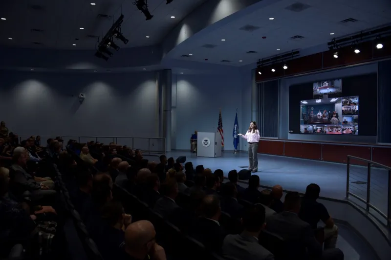 Acting Secretary Duke holds a townhall with FLETC and DHS Personnel
