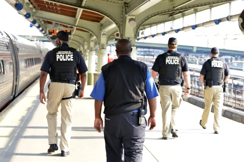 DHS and TSA work with Amtrak and law enforcement partners to keep our nation’s passenger rail system safe every day. Operation RAILSAFE, which took place this week,  provides enhanced, visible law enforcement and security presence at train stations and along trains on selected high volume travel days.