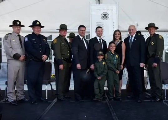 Today, Secretary Kelly delivered remarks at the Customs and Border Protection Valor Ceremony. Secretary Kelly and Deputy Secretary Duke also had the opportunity to meet with family members who have lost loved ones in the line of duty. 
