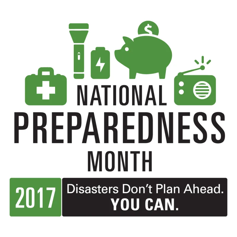 2017 National Preparedness Month Logo