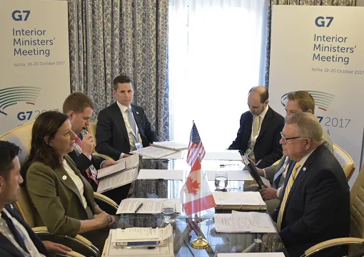 Acting Secretary Duke Attending G7 Interior Ministers' Meeting.