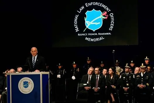 Secretary Kelly delivered remarks at the Immigration and Customs Enforcement Police Week Ceremony 