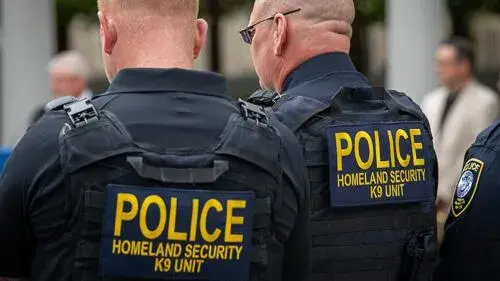 Members of Department of Homeland Security police force