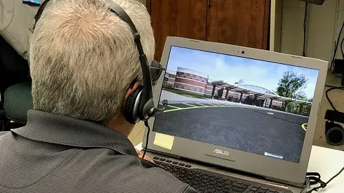 The EDGE virtual training environment can be accessed via laptop or desktop computer. No extensive hardware is required, making it easy for school systems and law enforcement agencies to use.