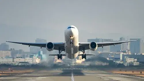 Plane taking off