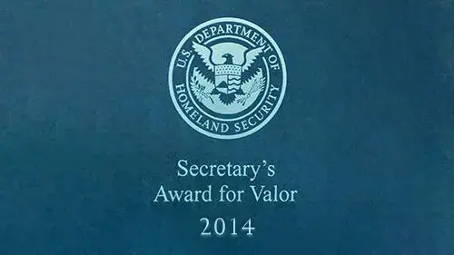 2014 Secretary's Award for Valor