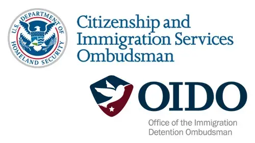Citizenship and Immigration Services Ombudsman and Office of the Immigration Detention Ombudsman logos