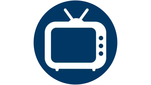 Public service announcement icon featuring a television.