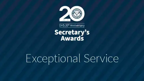 2023 S1 Awards - Exceptional Service