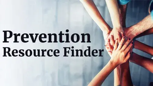 Prevention Resource Finder