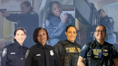 Photo of female law enforcement officers