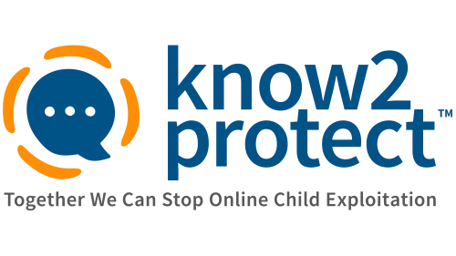Know2Protect™ logo: Together We Can Stop Online Child Exploitation