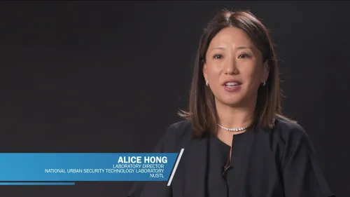 Alice Hong.  Laboratory Director. National Urban Security Technology Laboratory. (NUSTL).