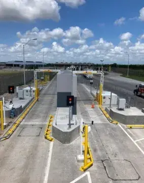 Multi-Energy Portal (MEP) system at the Brownsville, Texas port of entry.