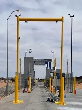 Multi-Energy Portal (MEP) system at the Santa Teresa, New Mexico, port of entry.