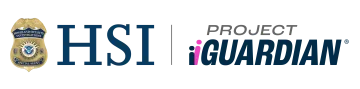 HSI and Project iGuardian Logos