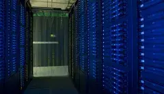 Servers inside of a data center