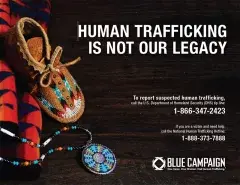 Native Communities Human Trafficking Awareness Poster