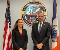 NYPD Deputy Commissioner, Intelligence and Counterintelligence Rebecca Weiner and Under Secretary Kusnezov 
