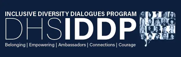 Inclusive Diversity Dialogues Program. IDDP. Belonging. Empowering. Ambassadors. Connections. Courage.