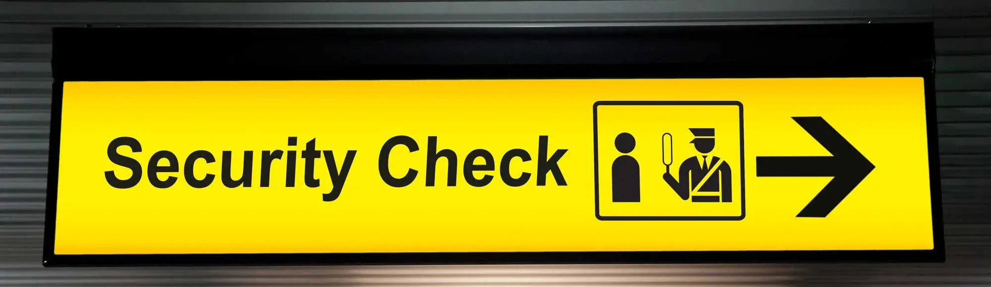 Airport Checkin Sign